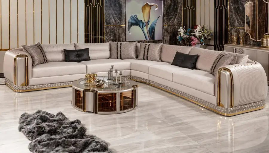 Parma Luxury Corner Sofa Set - 1