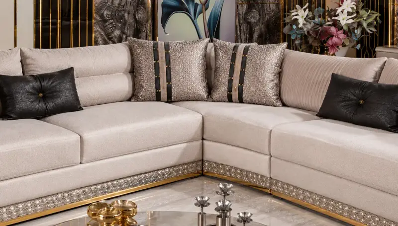 Parma Luxury Corner Sofa Set - 5