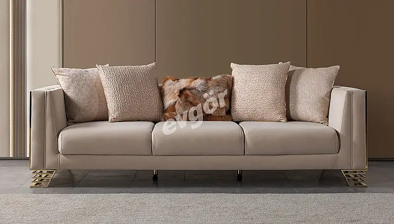 Parsela Luxury Three-Seater Sofa