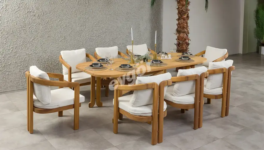 Patios Garden Dining Table Set - 1