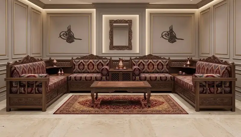 Payitaht Wooden Oriental Corner