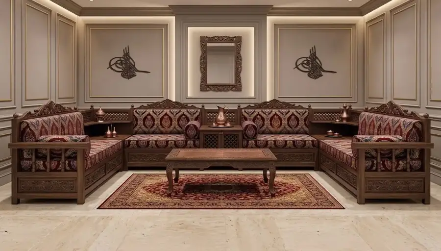 Payitaht Wooden Oriental Corner - 1