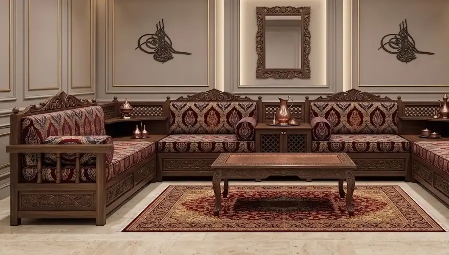 Payitaht Wooden Oriental Corner - 3