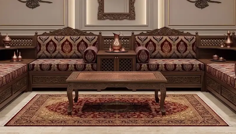 Payitaht Wooden Oriental Corner - 5