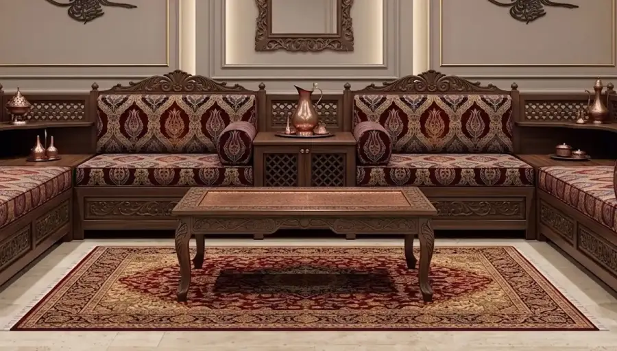 Payitaht Wooden Oriental Corner - 5