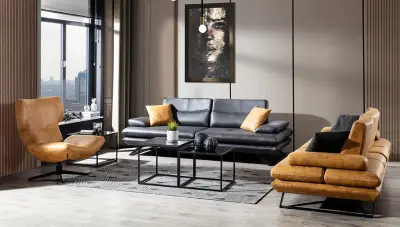 Perlo Mekanizmali Sofa Set - 1