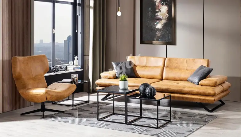 Perlo Mekanizmali Sofa Set - 2