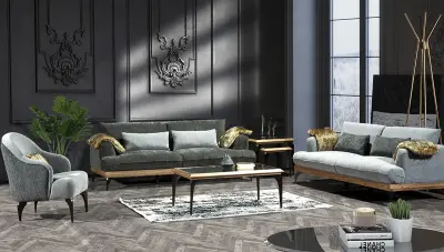 Pirate Modern Sofa Set - 1