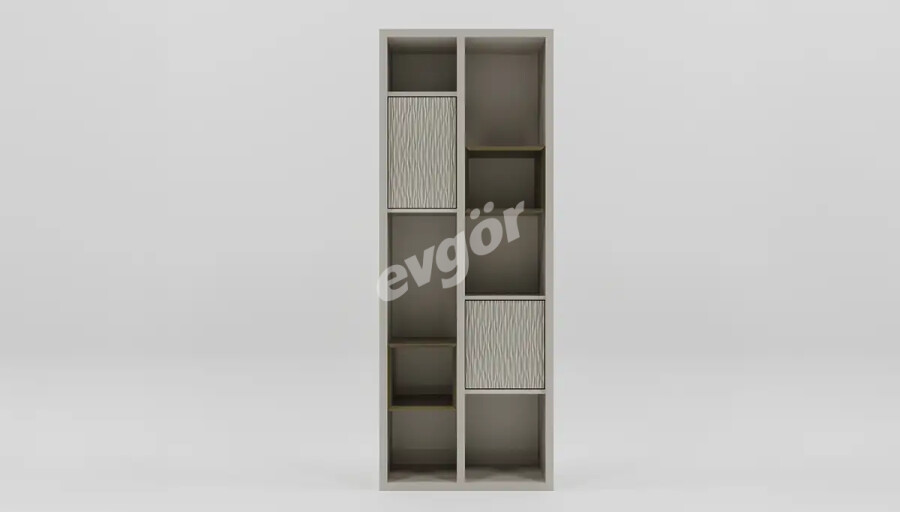 Porto Modern TV Ünitesi Raflı Modülü