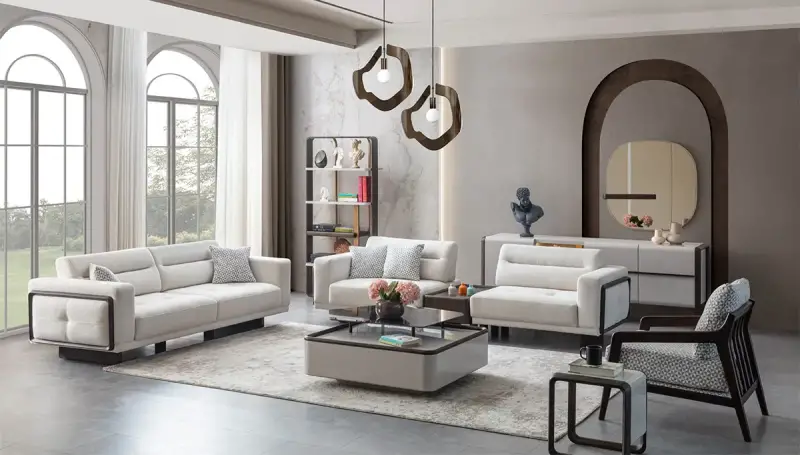 Poyraz Modern Sofa Set - 1