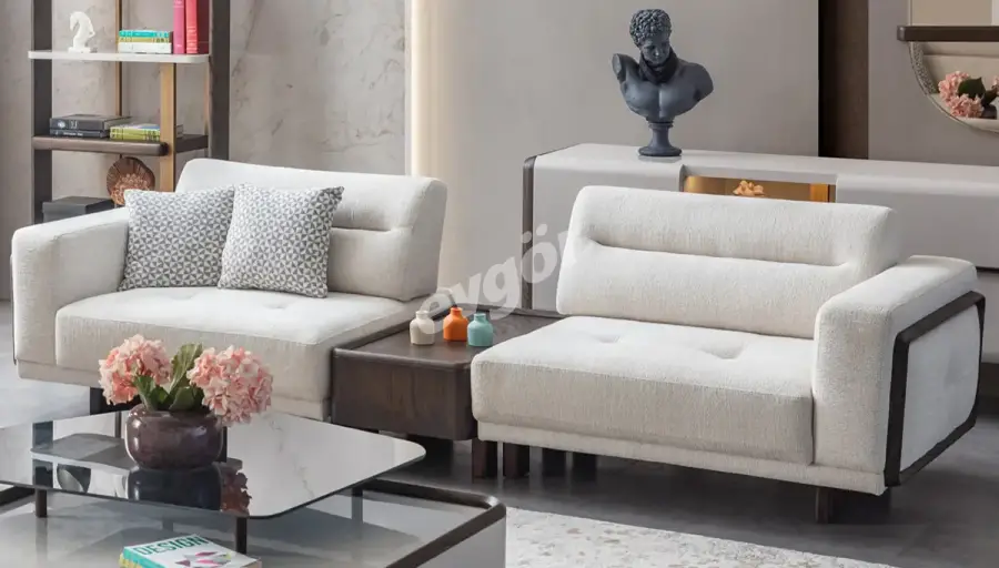 Poyraz Modern Sofa Set - 2