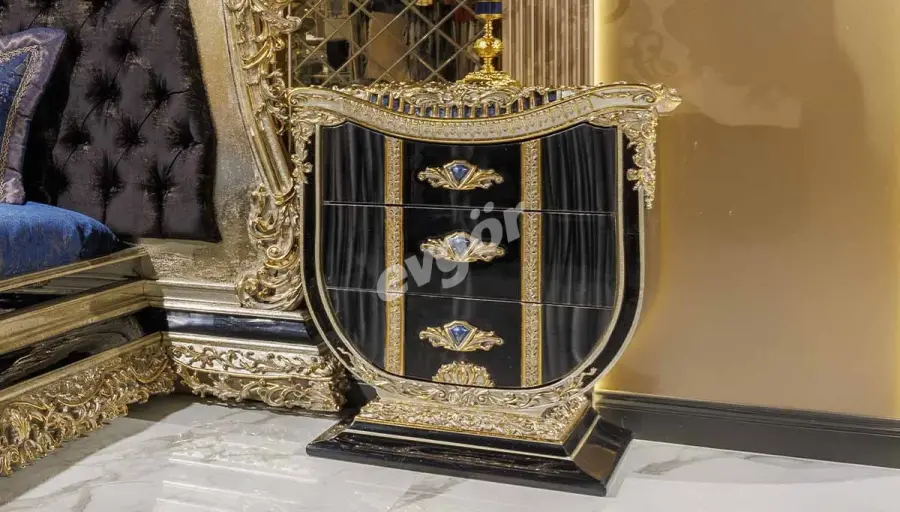 Prenses Mavi Klasik Komodin - 1