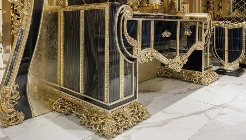 Prenses Mavi Klasik Şifonyer