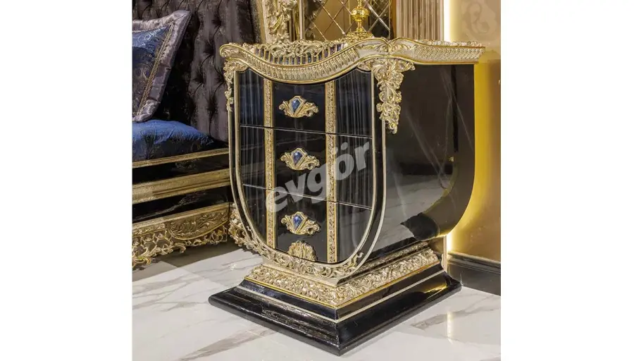 Prenses Mavi Klasik Yatak Odası - 4