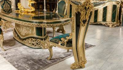 Prenses Green Classic Dining Room - 5