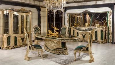 Prenses Green Classic Dining Room