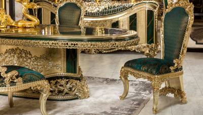 Prenses Green Classic Dining Room - 4