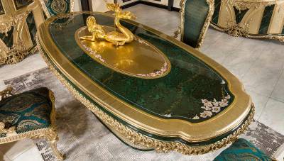 Prenses Green Classic Dining Room - 7