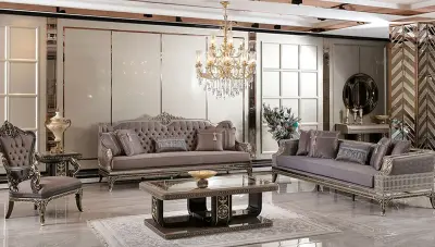 Rabio Art Deco Sofa Set - 1