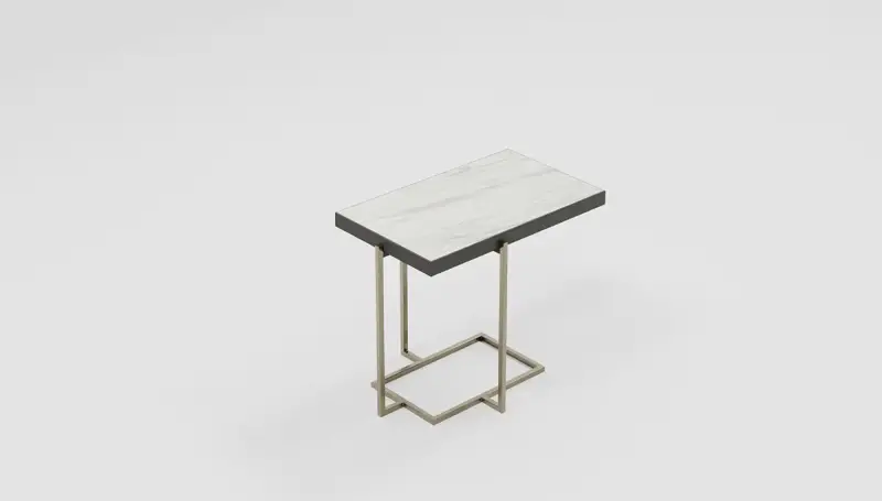 Raven Modern Seramik Kare Yan Sehpa