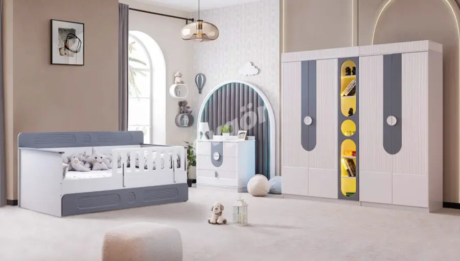 Ravi Gri Çocuk Odası - 1