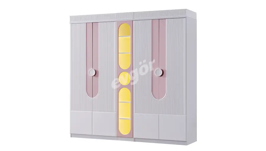 Ravi Pink Cabinet - 1