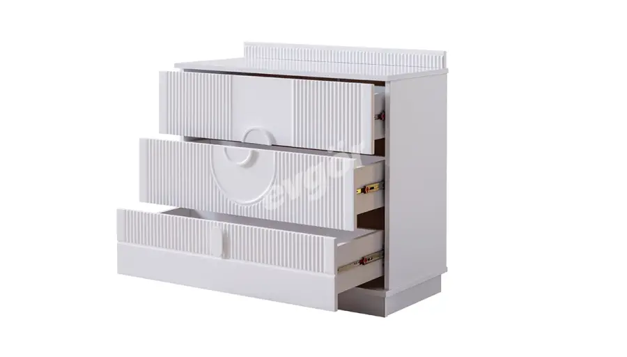 Ravi White Dresser - 1