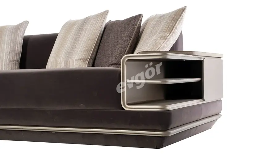 Resta Lüks Kol Sehpalı Üçlü Koltuk - 4