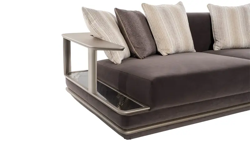 Resta Lüks Kol Sehpalı Üçlü Koltuk - 3