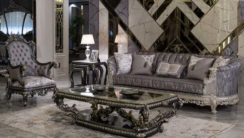 Reyana Classic Sofa Set - 3