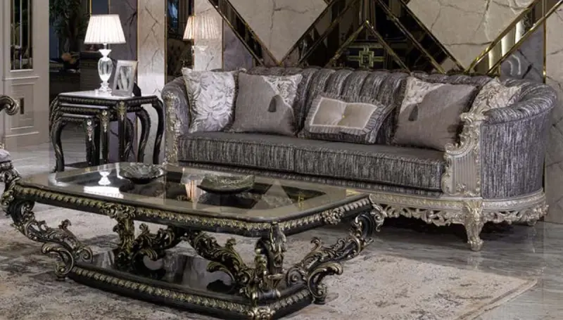 Reyana Classic Sofa Set - 4