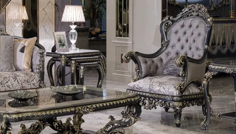 Reyana Classic Sofa Set - 5