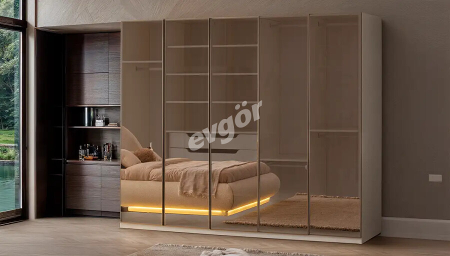 Vienna Modern 5 Kapılı Reflekte Dolap