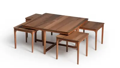 Riona Walnut Center Table - 1