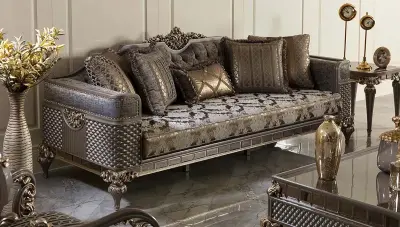 Rivesa Art Deco Sofa Set - 5