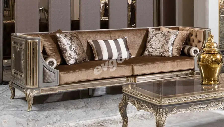 Rodesa Luxury Sofa Set - 3