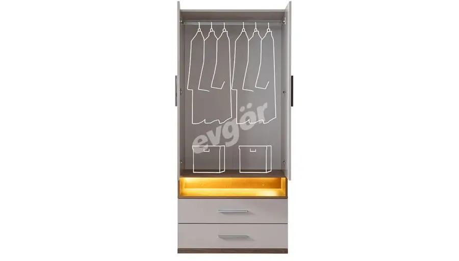 Rogo 2 Kapılı Dolap - 2