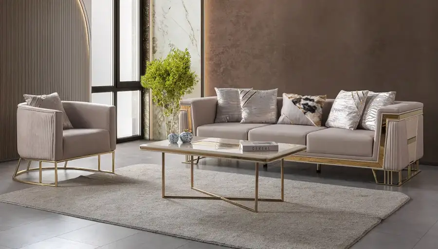 Rovena Luxury Sofa Set - 2