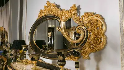 Royal Siyah Klasik Yemek Odası - 7