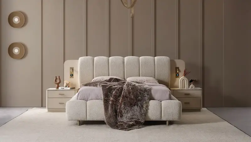 Rozy Modern Bedroom - 3