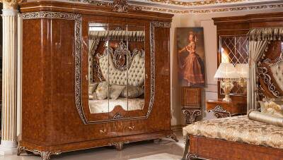 Safir Ceviz Klasik Dolap