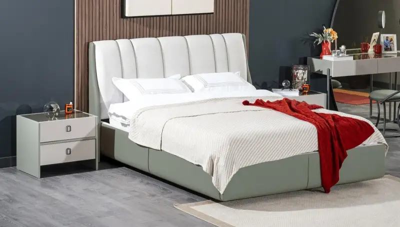 San Marino Modern Bed Frame with Storage (160x200)