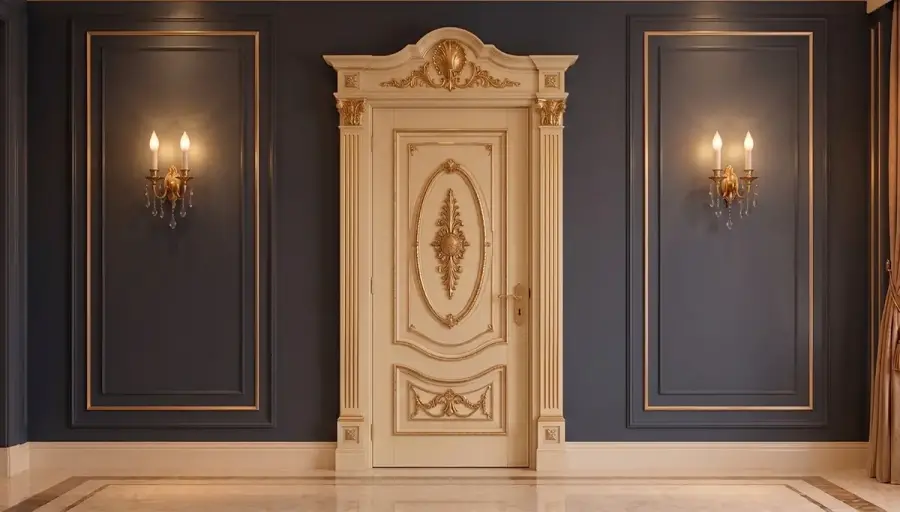 Sancak Classic Crowned Decorative Door - 4