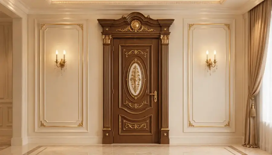 Sancak Classic Crowned Decorative Door - 5