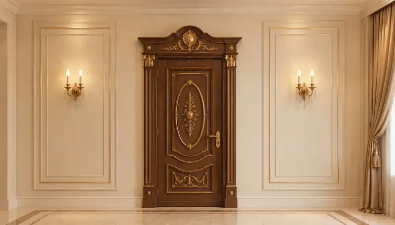 Sancak Classic Crowned Decorative Door - 6