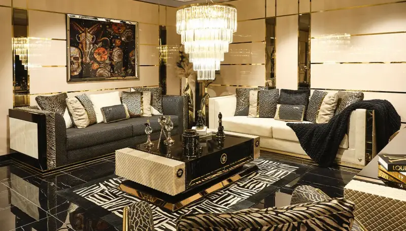 Sarah Metal Sofa Set - 1