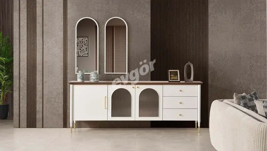 Sarina Aytaşı Modern Konsol +Ayna - 1