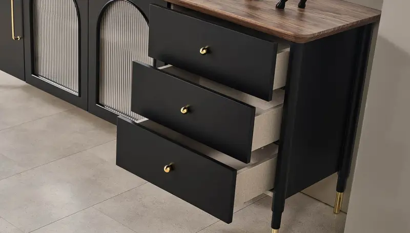 Sarina Siyah Modern Yemek Odası - 4