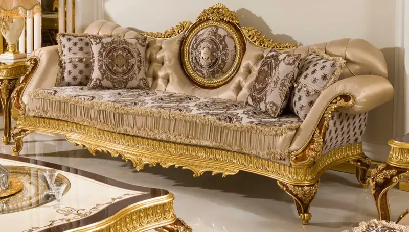 Saruhan Klasik Üçlü Koltuk - 2