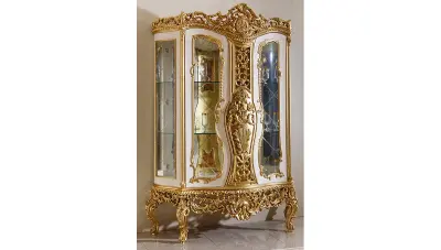 Şehrazat Lake Carved Classic Dining Room - 6